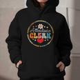 Groovy Attendance Clerk Back To School Appreciation Week Graphic Youth Hoodie Groovy Attendance Clerk Back To School Appreciation Week Graphic Youth Hoodie