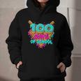 Happy 100 Days Of School Costume Baseball Drip Ice Cream Graphic Youth Hoodie Happy 100 Days Of School Costume Baseball Drip Ice Cream Graphic Youth Hoodie