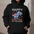 Happy First Day Of CollegeRex Dinosaur Back To School Graphic Youth Hoodie Happy First Day Of CollegeRex Dinosaur Back To School Graphic Youth Hoodie