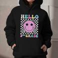 Hello 2nd Grade Groovy Back To School Second Grade Girls Kid Graphic Youth Hoodie