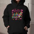 Hello Second Grade Colorful Pencil Tie Dye Back To School Graphic Youth Hoodie Hello Second Grade Colorful Pencil Tie Dye Back To School Graphic Youth Hoodie