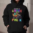I'm Ready To Crush Pre-k Dinosaur Truck Back To School Boys Graphic Youth Hoodie