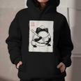 Japanese Grumpy Frog Baseball Player Baseball Graphic Youth Hoodie