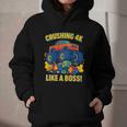 Kids 4k Boys Back To School Shirt Monster Truck Crushing 4k Graphic Youth Hoodie Kids 4k Boys Back To School Shirt Monster Truck Crushing 4k Graphic Youth Hoodie