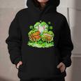 Kids St Patricks Day Shamrock Basketball Baseball Football Graphic Youth Hoodie