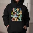 Kindergarten Era Happy Back To School Groovy Kids Boys Girls Graphic Youth Hoodie