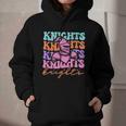 Knights Mascot Back To School Spirit Sports Men Women Groovy Graphic Youth Hoodie