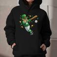 Leprechaun Play Baseball St Patrick's Day Men Kid Boys Graphic Youth Hoodie