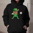 Leprechaun Playing Baseball St Patricks Day Sport Boys Graphic Youth Hoodie