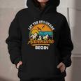 Let The 8th Grade Adventure Begin Back To School Graphic Youth Hoodie