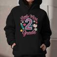 Little Miss 2nd Grade Grader Girls 1st Day Back To School Graphic Youth Hoodie Little Miss 2nd Grade Grader Girls 1st Day Back To School Graphic Youth Hoodie