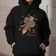 Melanin Pencil Leopard Bow Para Back To School Graphic Youth Hoodie