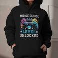 Middle School Level Unlocked Gamer First Day Back To School Graphic Youth Hoodie Middle School Level Unlocked Gamer First Day Back To School Graphic Youth Hoodie