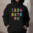 Monster Numbers Learning Cute Numbers 0-9 Back To School Graphic Youth Hoodie Monster Numbers Learning Cute Numbers 0-9 Back To School Graphic Youth Hoodie