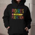 Motivational Quotes Back To School Progress Over Perfection Graphic Youth Hoodie Motivational Quotes Back To School Progress Over Perfection Graphic Youth Hoodie