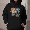 Office Staff Rocks Back To School Secretary Administrative Graphic Youth Hoodie