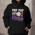 Pop Pop Rookie Of Year 1st Birthday Baseball Theme Matching Graphic Youth Hoodie