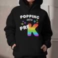 Popping Into Pre K Kid's Back To School Pop It Fidget Toy Graphic Youth Hoodie