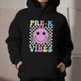 Pre-K Vibes Groovy Back To School PreK Preschool Girls Kids Graphic Youth Hoodie