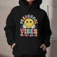 Preschool Vibes Smile Face Back To School Kinder Girls Kids Graphic Youth Hoodie Preschool Vibes Smile Face Back To School Kinder Girls Kids Graphic Youth Hoodie