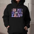 In My Principal Era Groovy School Principal Back To School Graphic Youth Hoodie