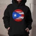 Puerto Rico Baseball Flag Boricua Beisbol Fan Gear Graphic Youth Hoodie