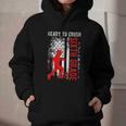 Ready To Crush Sixth Grade Soccer USA Flag Back To School Graphic Youth Hoodie