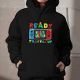 Retro Back To School Kindergarten Ready To Level Up Gamer Graphic Youth Hoodie