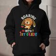 Roaring Into First Grade Lion 1st Grade Back To School Graphic Youth Hoodie