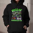 Rollin' Into Kindergarten Monster Truck Back To School Boys Graphic Youth Hoodie