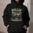 Rollin Into Kindergarten Monster Truck Back To School Graphic Youth Hoodie