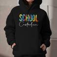 School Custodian Tie Dye Back To School For Women For Work Graphic Youth Hoodie School Custodian Tie Dye Back To School For Women For Work Graphic Youth Hoodie