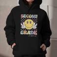 Second Grade Vibes Smile Face 2nd Grade Team Back To School Graphic Youth Hoodie