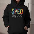 Sped Squad For Work Tie Dye Back To School Appreciation Day Graphic Youth Hoodie