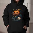 Spooky Halloween Scary Pumpkin Baseball Player Witchy Vibes Graphic Youth Hoodie Spooky Halloween Scary Pumpkin Baseball Player Witchy Vibes Graphic Youth Hoodie