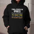 Sports Management Major For Back To School Graphic Youth Hoodie Sports Management Major For Back To School Graphic Youth Hoodie