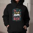 Student Take a Look It's In a Book Back To School Graphic Graphic Youth Hoodie