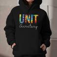 Unit Secretary Women Tie Dye Back To School Appreciation Day Graphic Youth Hoodie