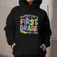 Watch Out First Grade Here I Come Back To School 1st Grade Graphic Youth Hoodie