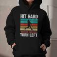 Women's Retro Hit Hard Run Fast Turn Left Baseball Lover Graphic Youth Hoodie Women's Retro Hit Hard Run Fast Turn Left Baseball Lover Graphic Youth Hoodie