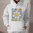 In My 2nd Grade Era Retro Groovy Second Grade Back To School Graphic Youth Hoodie