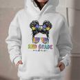 2nd Grade Vibes Messy Hair Bun Girl Back To School First Day Graphic Youth Hoodie 2nd Grade Vibes Messy Hair Bun Girl Back To School First Day Graphic Youth Hoodie