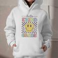 3rd Grade Team Back To School Hello Third Grade Smile Face Graphic Youth Hoodie