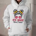 6th Grade Here I Come Messy Bun Hair Back To School Girls Graphic Youth Hoodie 6th Grade Here I Come Messy Bun Hair Back To School Girls Graphic Youth Hoodie