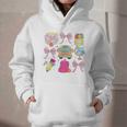 Back To School Coquette School Bus Pencil Graphic Youth Hoodie