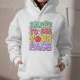 Back To School First Day Of School Happy To See Your Face Graphic Youth Hoodie Back To School First Day Of School Happy To See Your Face Graphic Youth Hoodie