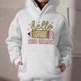 Back To School Hello Second 2nd Grade Leopard Pencil Girl Graphic Youth Hoodie Back To School Hello Second 2nd Grade Leopard Pencil Girl Graphic Youth Hoodie