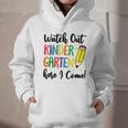 Back To School Kids Watch Out Kindergarten Here I Come Graphic Youth Hoodie Back To School Kids Watch Out Kindergarten Here I Come Graphic Youth Hoodie