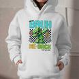 Bruh We Back 1st Grade Back To School Gamer Dabbing Boy Kids Graphic Youth Hoodie