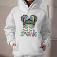 Bruh I'm In Third 3rd Grade Tie Dye Girl Back To School Tee Graphic Youth Hoodie
